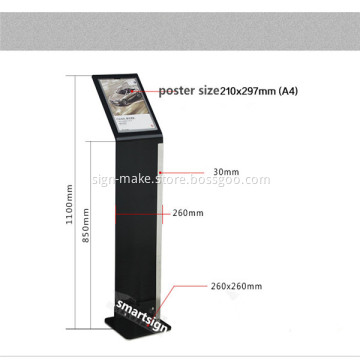 A4 Portrait Acrylic Poster Holder Freestanding